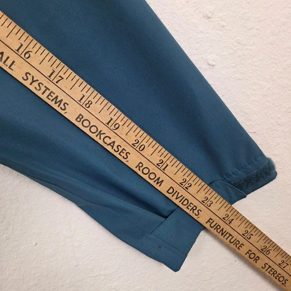 Eddie Bauer WeatherEdge Rain Jacket Womens XL Blue Hooded Full Zip Outdoor Coat - Picture 11 of 12